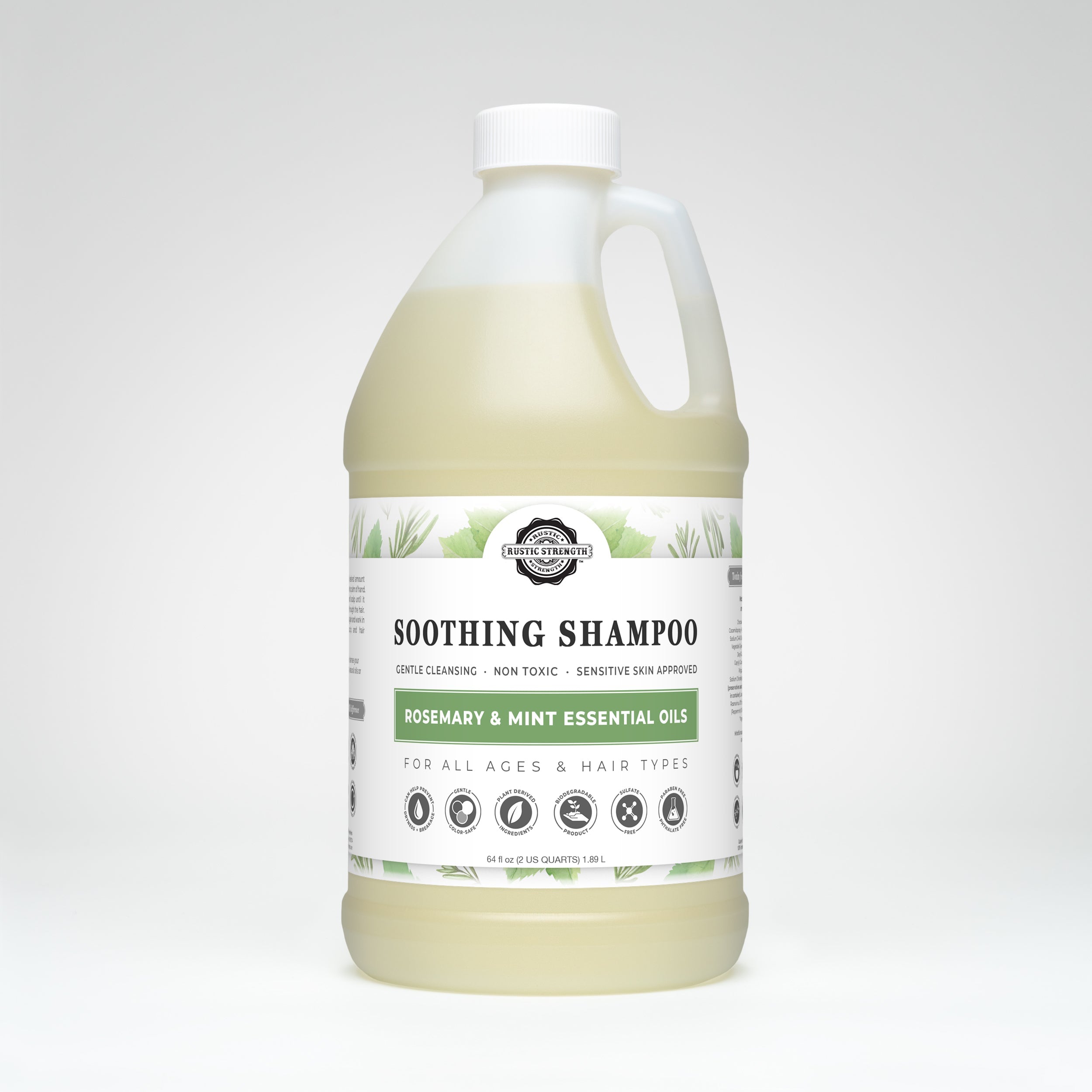 Soothing Shampoo | Rosemary & Mint  by Rustic Strength