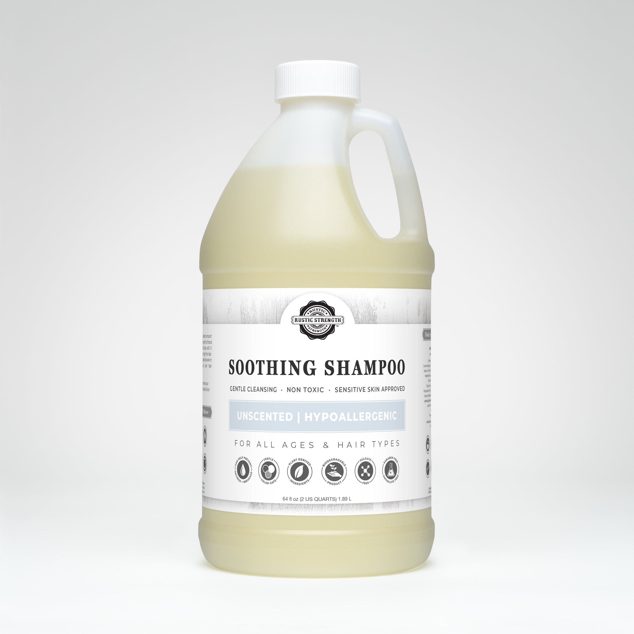 Soothing Shampoo | Unscented  by Rustic Strength