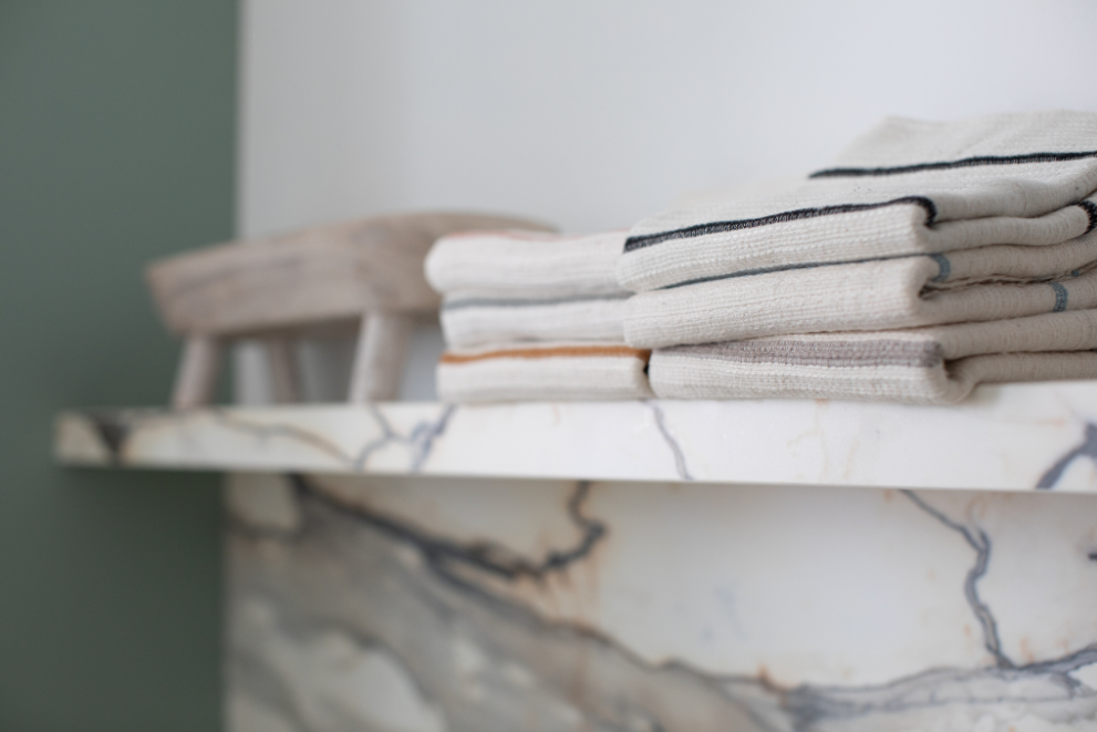 Wari Handwoven Ethiopian Cotton Waffle Hand Towel
