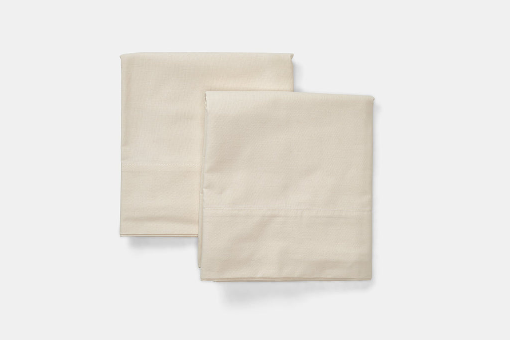 Natural Cotton Bed Pillowcases. by American Blossom Linens