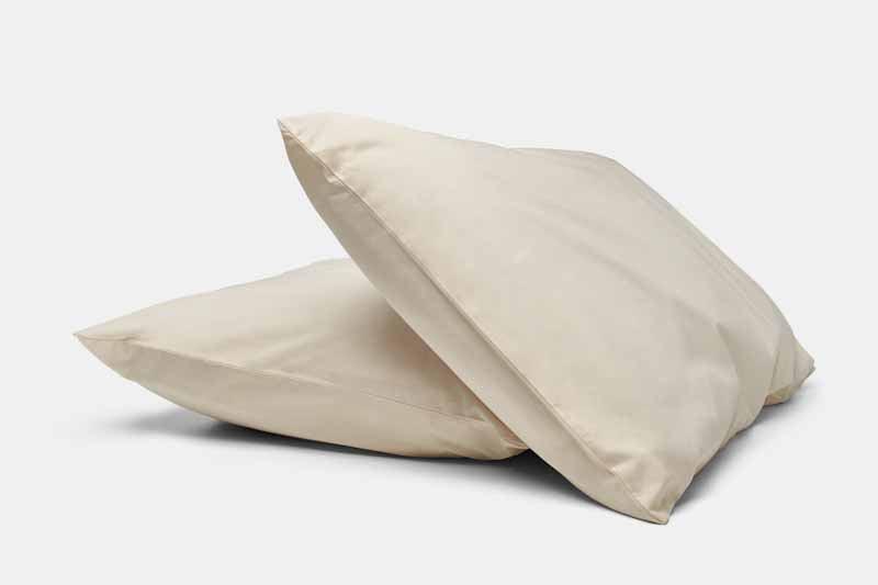 Natural Cotton Bed Pillowcases. by American Blossom Linens
