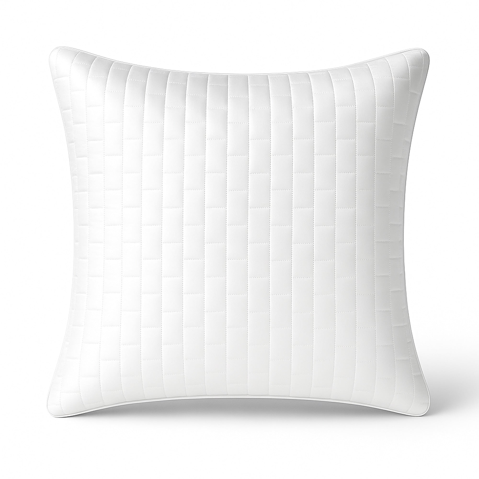 Bamboo Quilted Euro Sham 1 Piece - White by BedVoyage