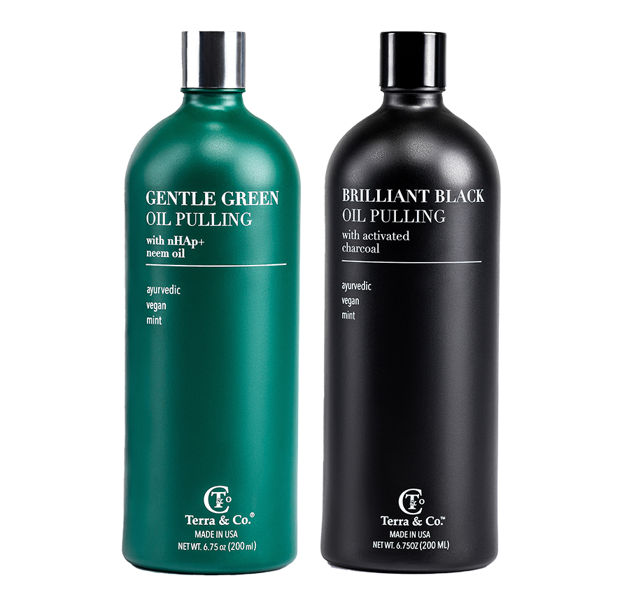 Gentle Green Oil Pulling Mouthwash – Enamel Support & Gum Health by Terra & Co.