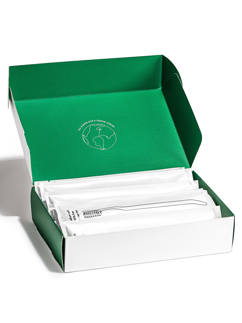 Gentle Green Toothbrush Family Pack (10 Count) – Eco-Friendly Wheat Straw Toothbrushes for Sensitive Teeth | BPA-Free, Travel-Friendly, Plastic-Free by Terra & Co.