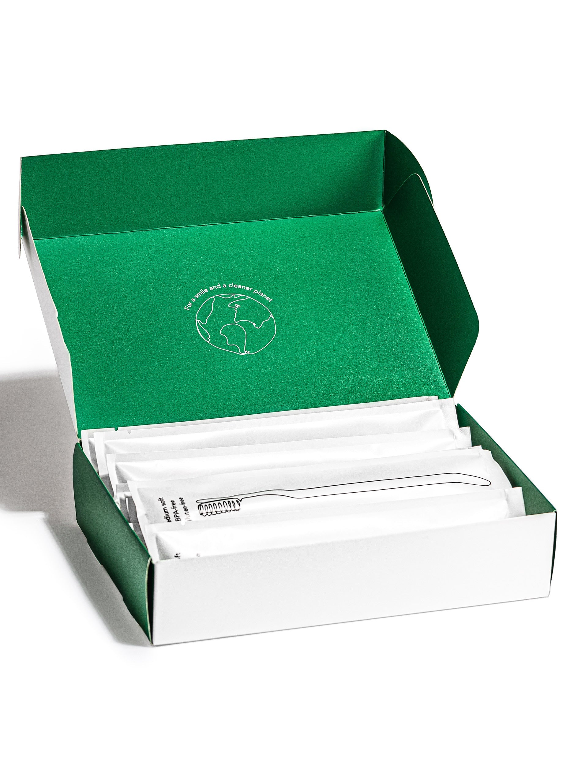 Gentle Green Toothbrush Family Pack (10 Count) – Eco-Friendly Wheat Straw Toothbrushes for Sensitive Teeth | BPA-Free, Travel-Friendly, Plastic-Free by Terra & Co.