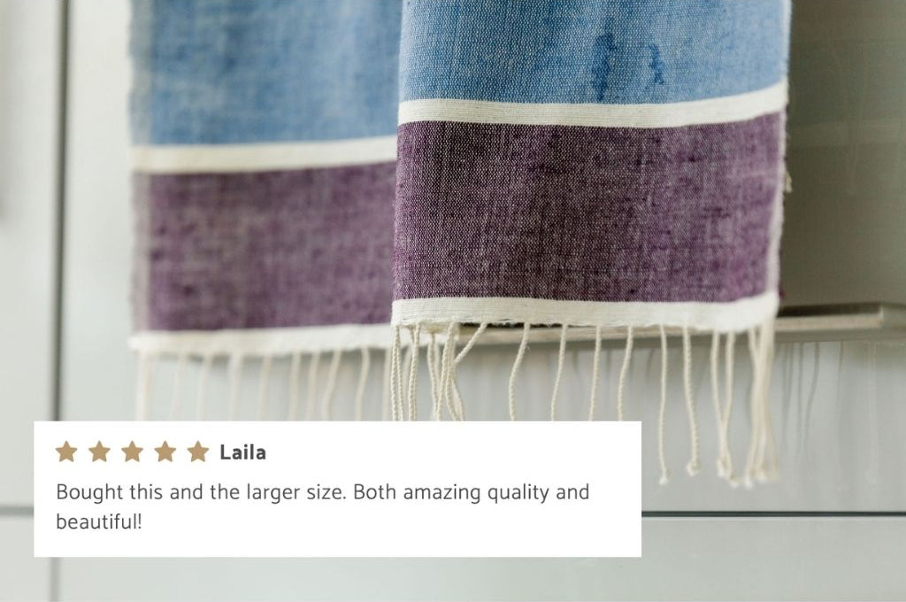 Kalam Handwoven Ethiopian Cotton Hand Towel