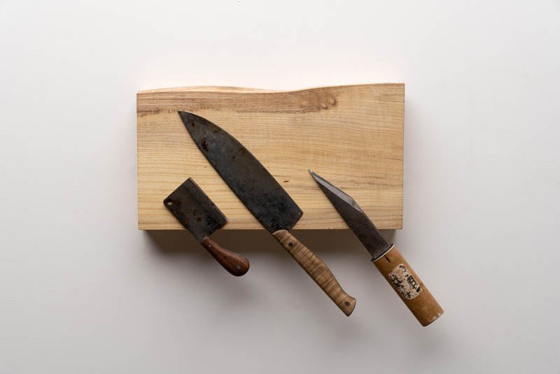 Magnetic Wooden Knife Holder by Alabama Sawyer