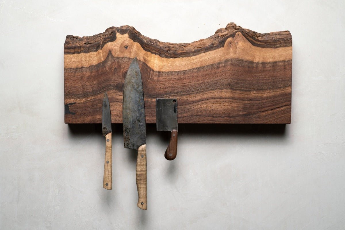 Magnetic Wooden Knife Holder by Alabama Sawyer