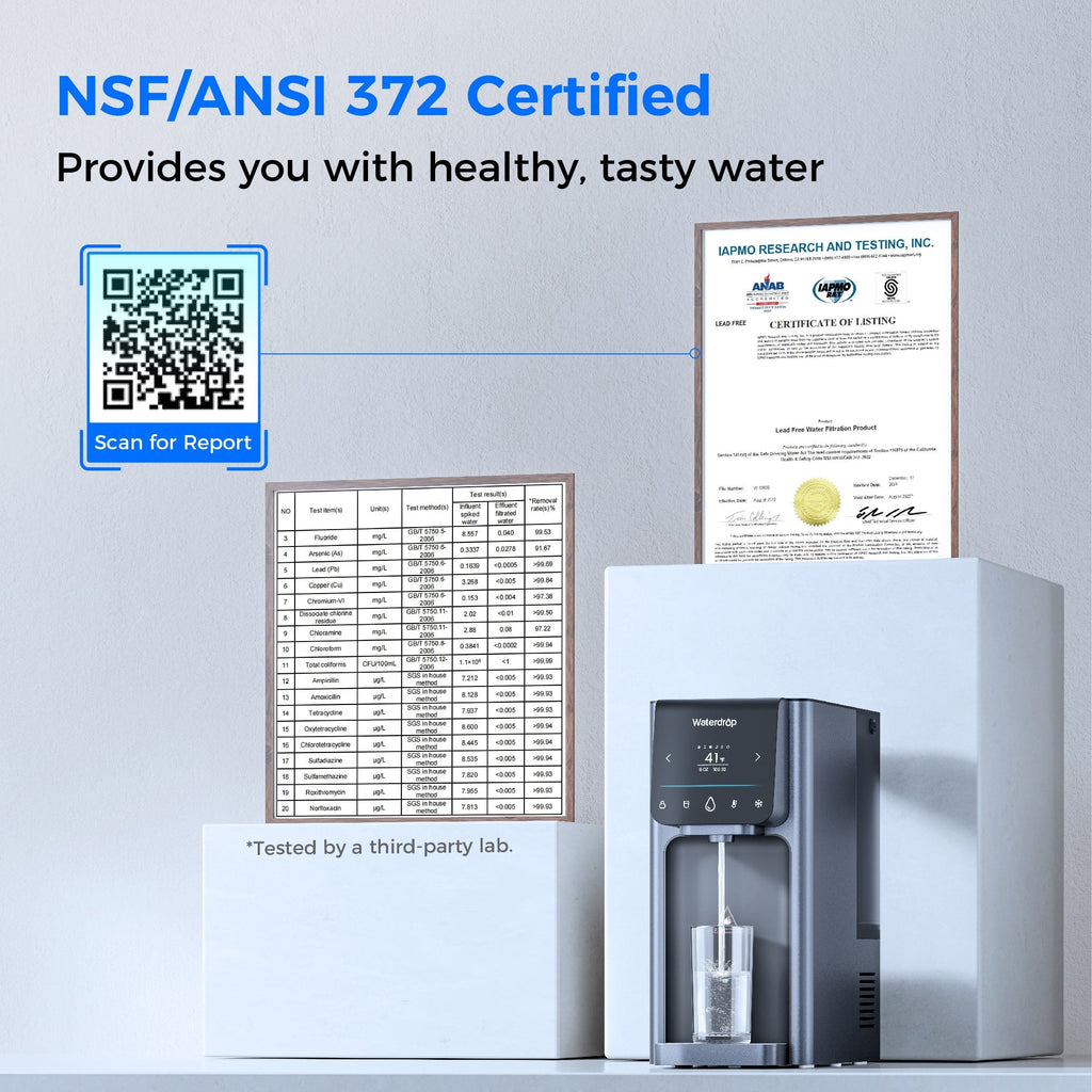 Waterdrop Reverse Osmosis Hot Cold Water Dispenser,  A1