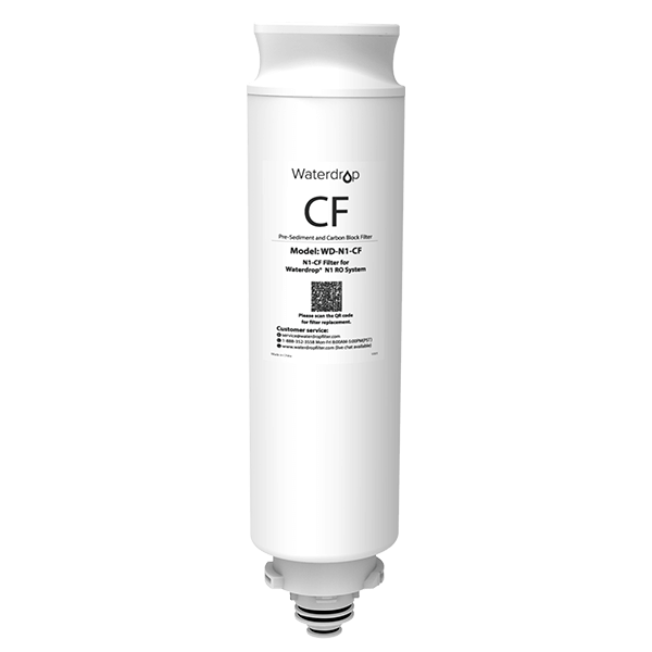 WD-N1-CF replacement for waterdrop WD-N1-W countertop RO water filtration system by Waterdrop