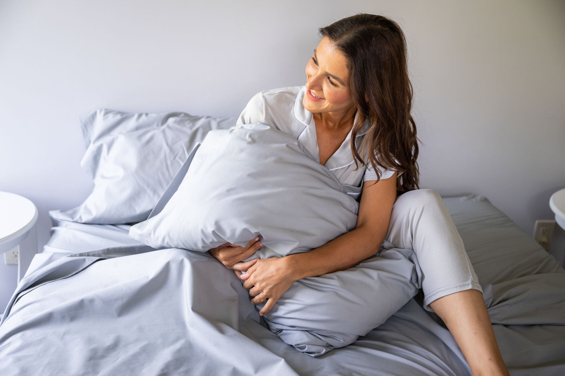 Natural Cotton Bed Pillowcases. by American Blossom Linens