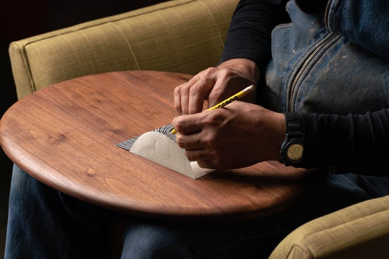 Wooden Lap Desk in Walnut by Alabama Sawyer